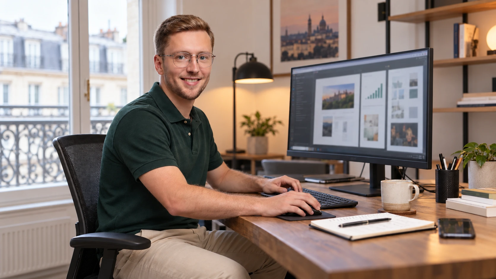 Docteur IA travaillant avec l'intelligence artificielle